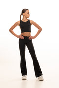 Crop Top & Flare Leggings Set