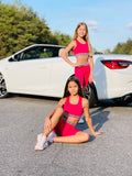Top and cycling shorts set
