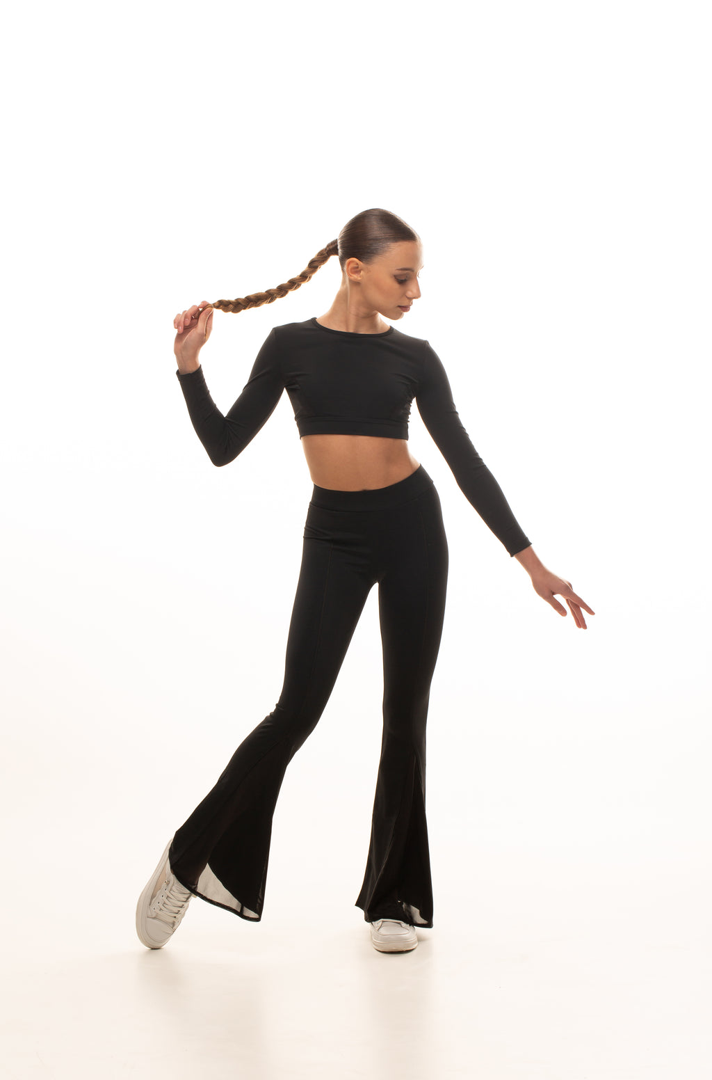 Flared Leggings + Long Sleeve Top Set
