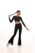 Flared Leggings + Long Sleeve Top Set