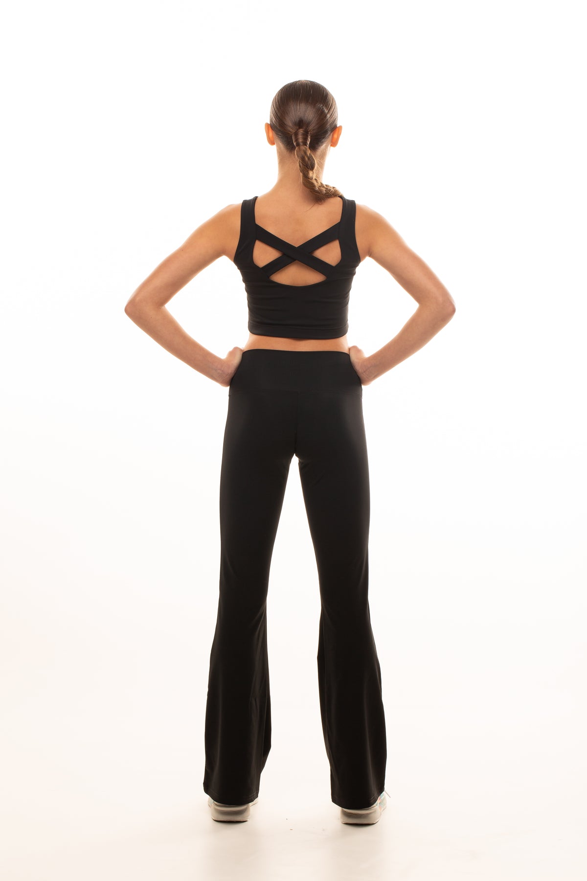 Crop Top & Flare Leggings Set