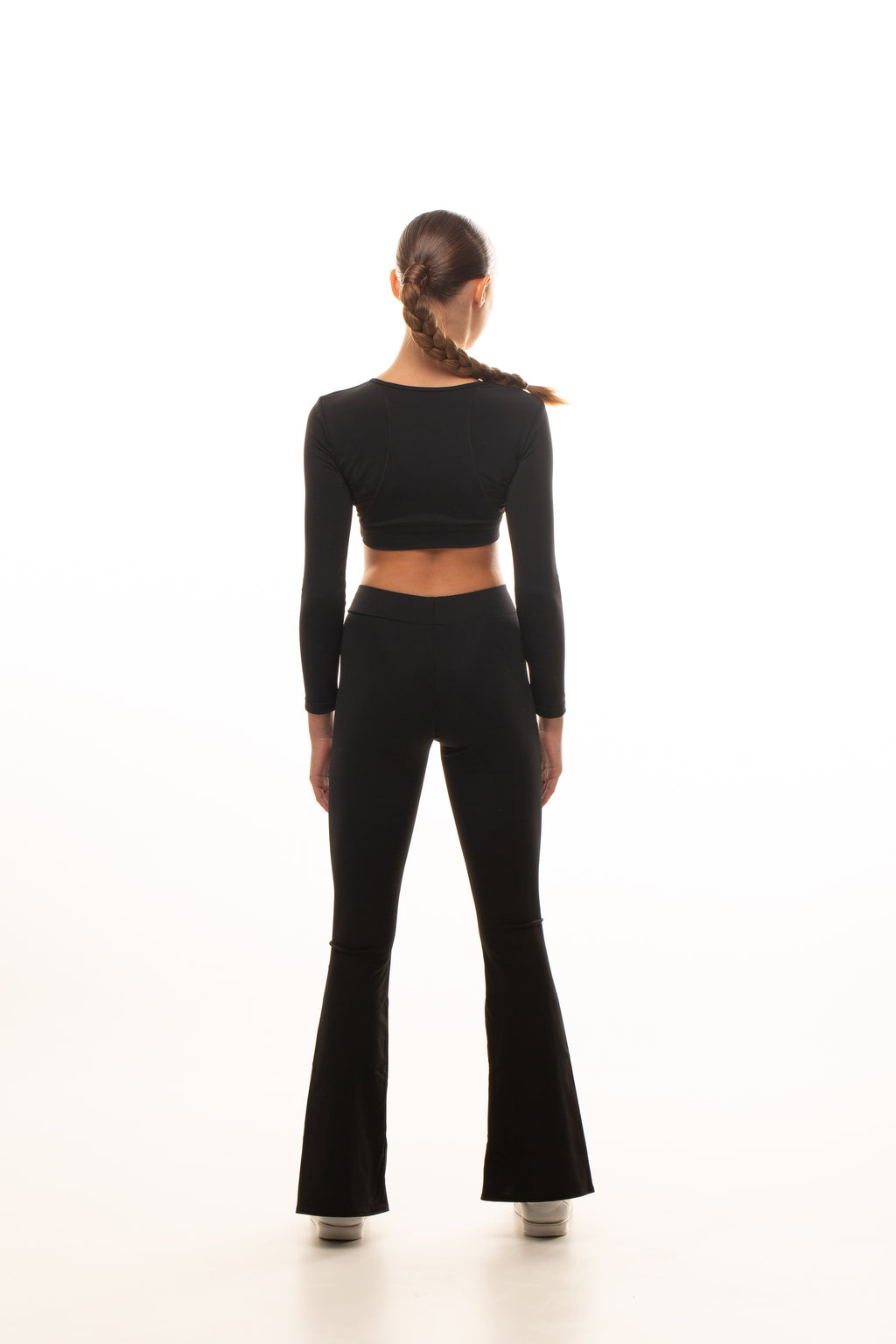 Flared Leggings + Long Sleeve Top Set