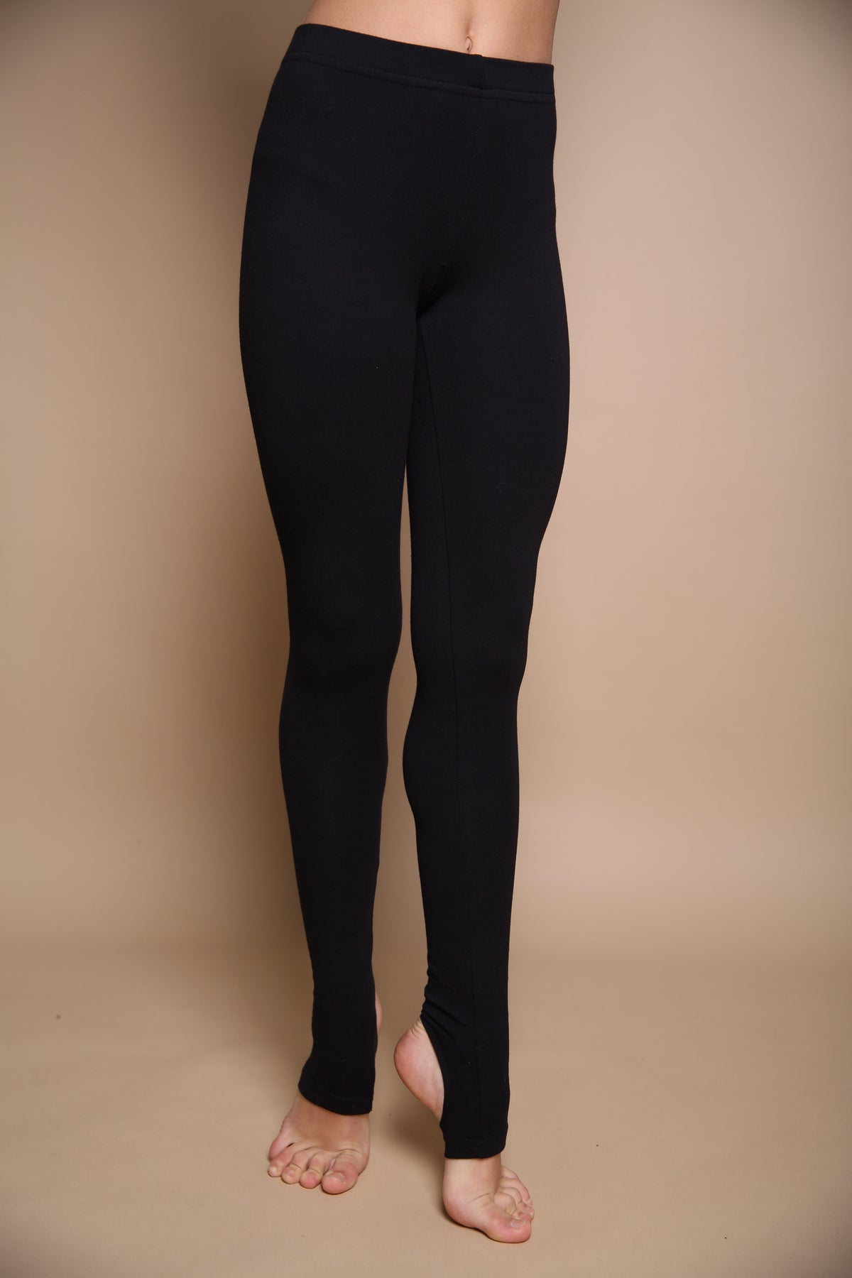 Gymnastics Leggings with Heel Cutout (Insulated)