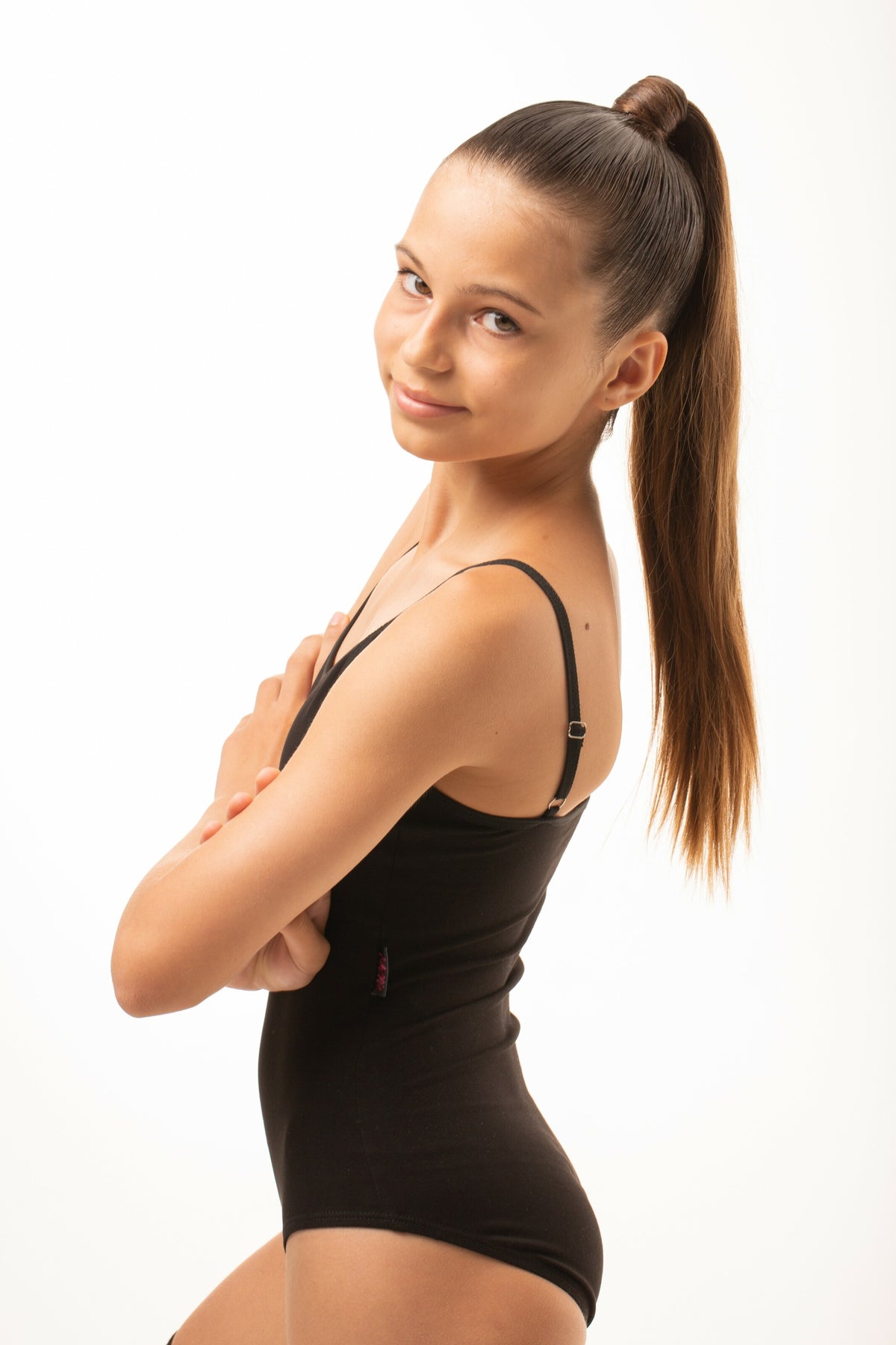 Gymnastics and Sports Leotard with Thin Straps