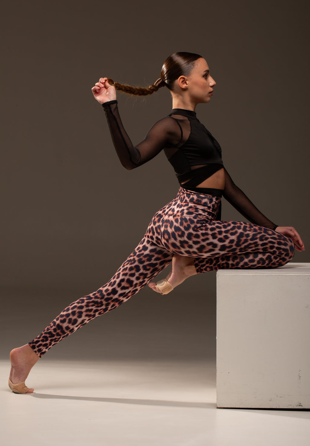 High-waisted leggings