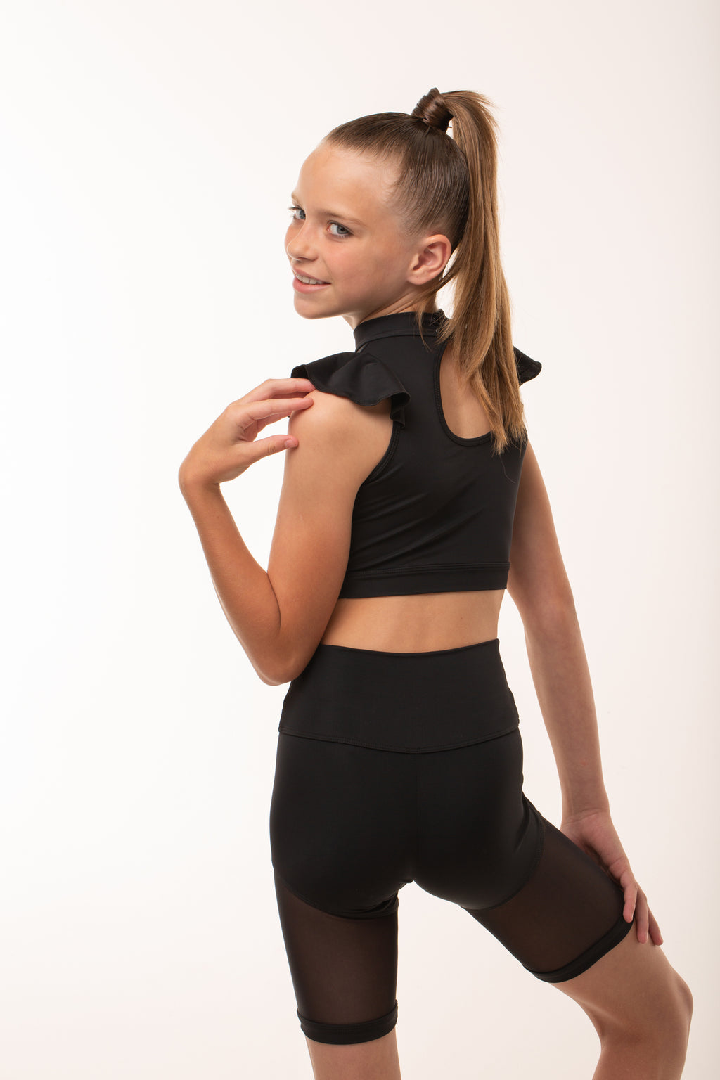 High Neck Crop Top