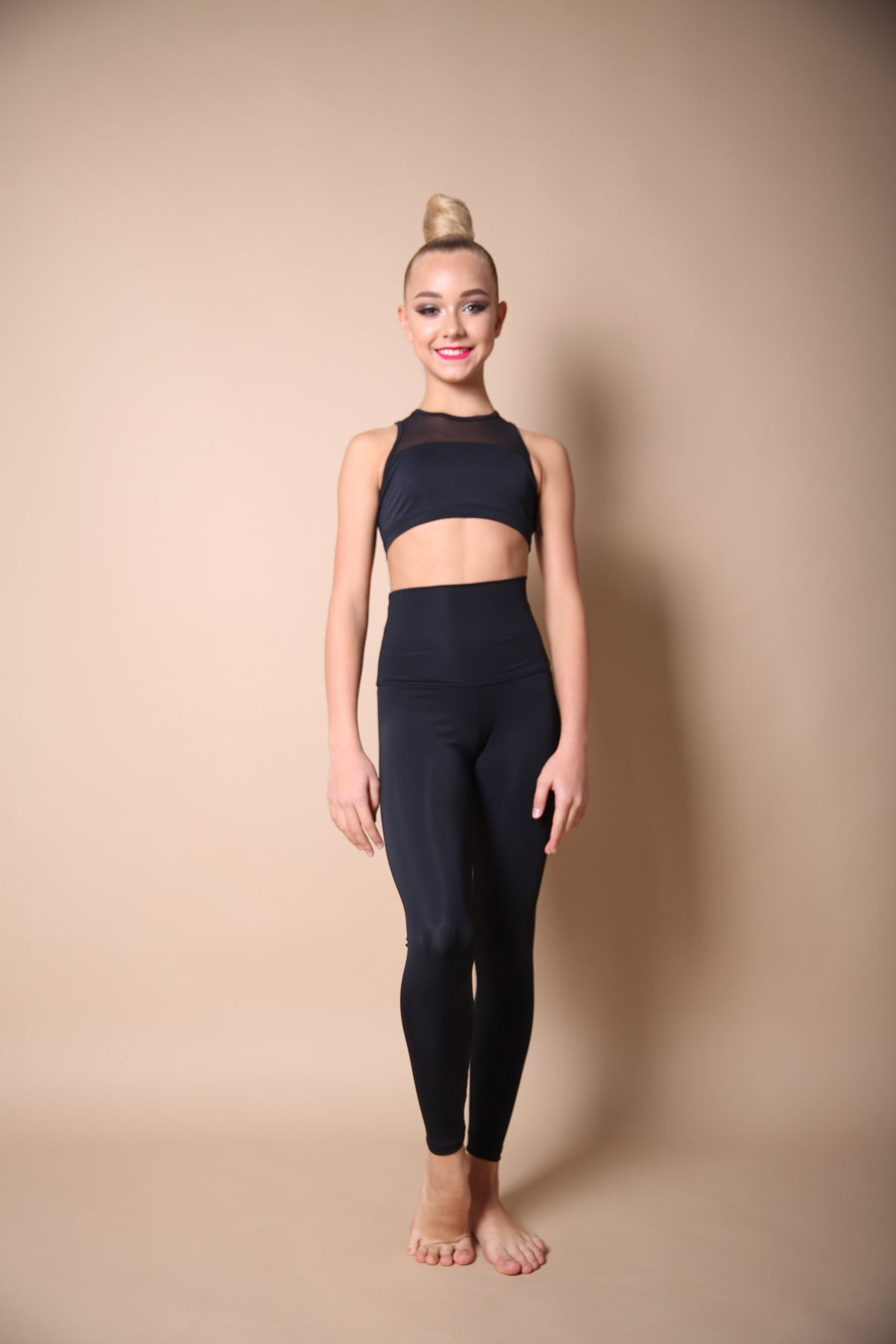 High-waisted gymnastics leggings