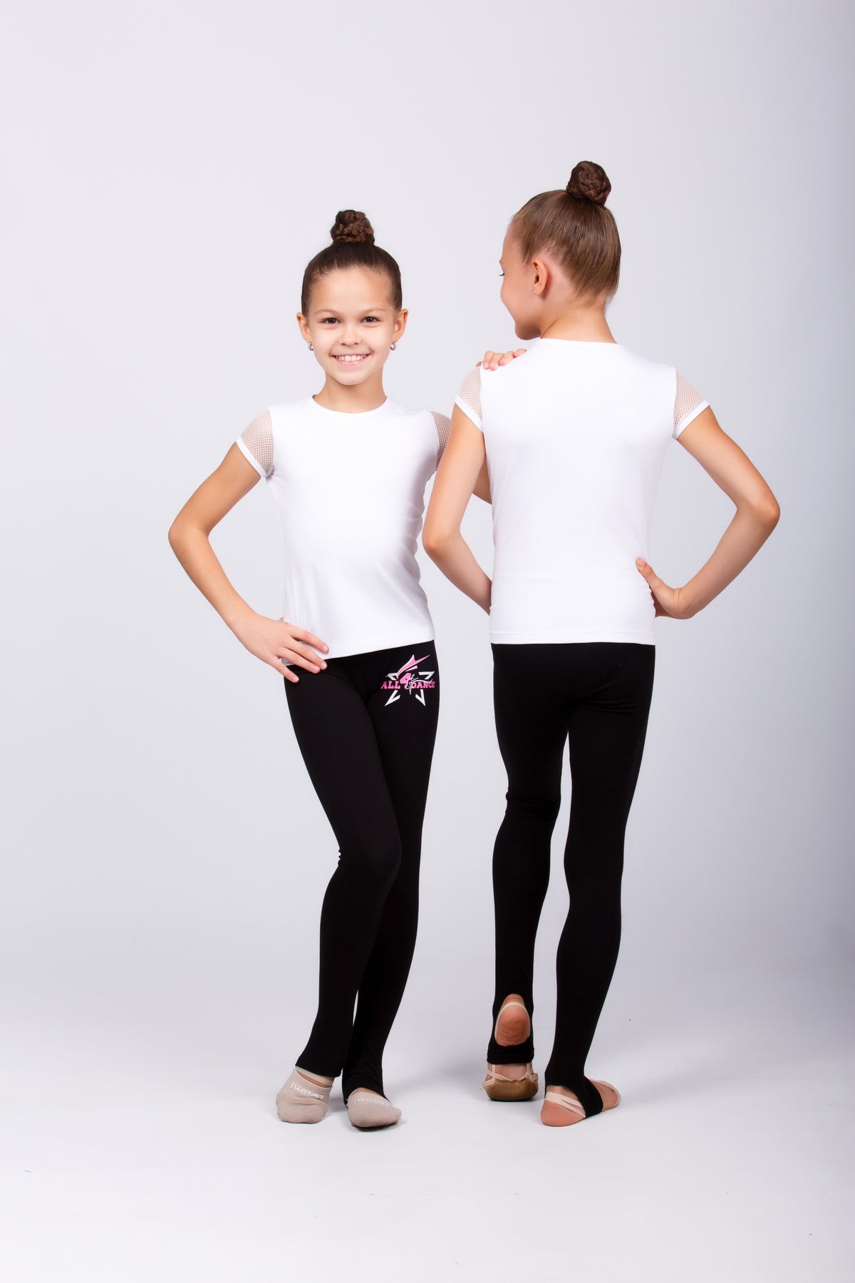 Fitted Short-Sleeve T-Shirt for Gymnastics