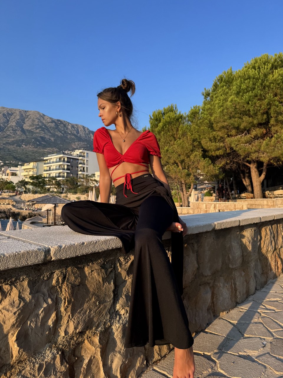 Short Puff Sleeve Top