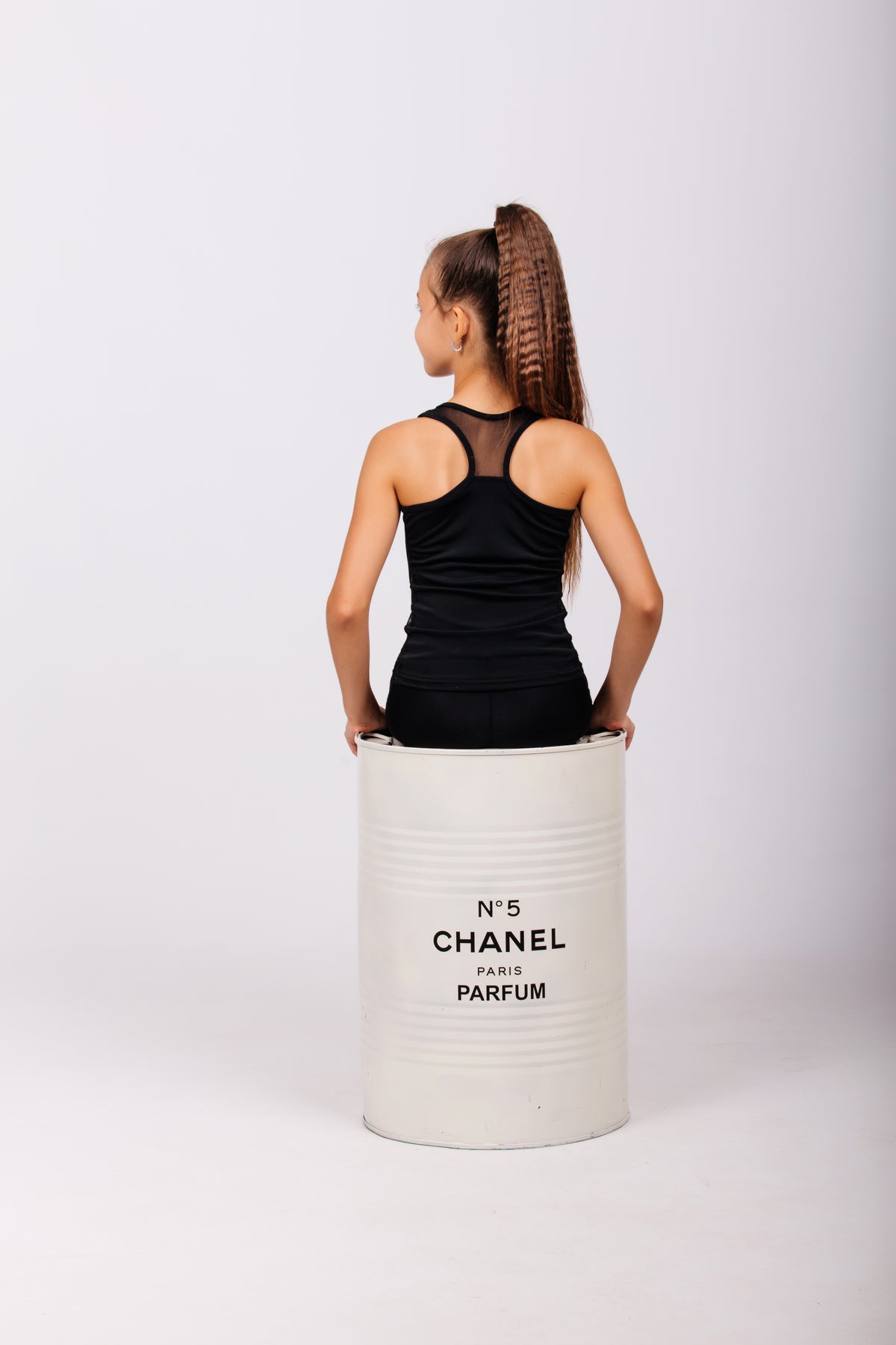 Set: cropped leggings + top