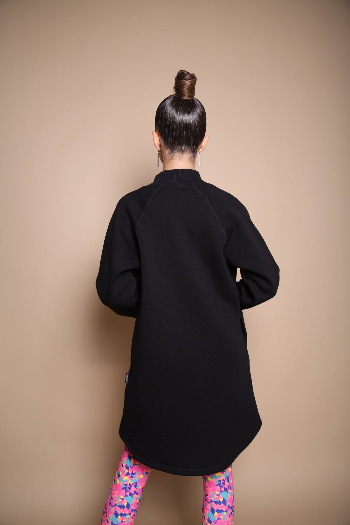 Long Zip-Up Sports Cardigan