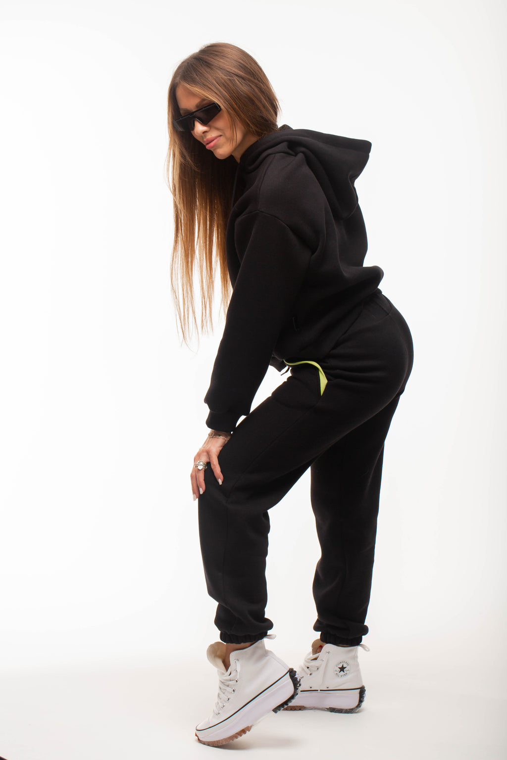Warm hooded tracksuit