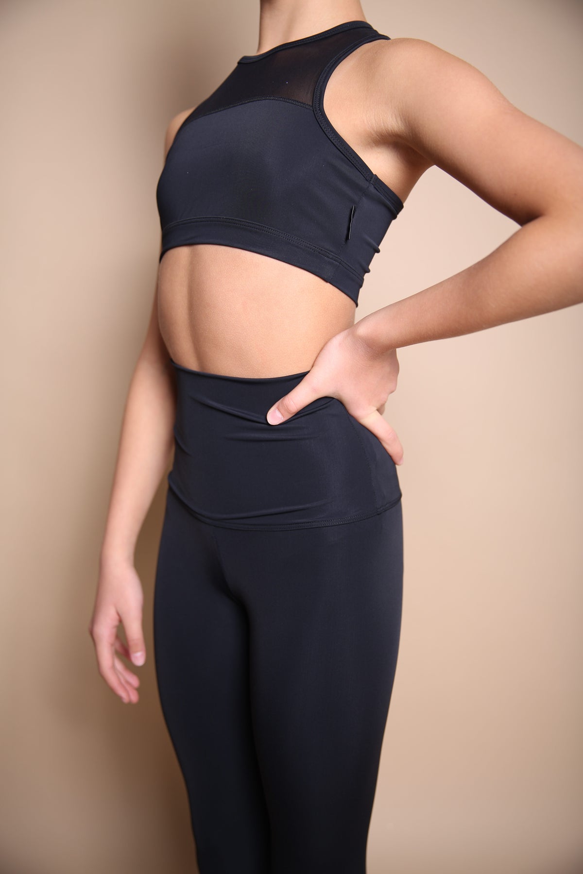 High-waisted gymnastics leggings