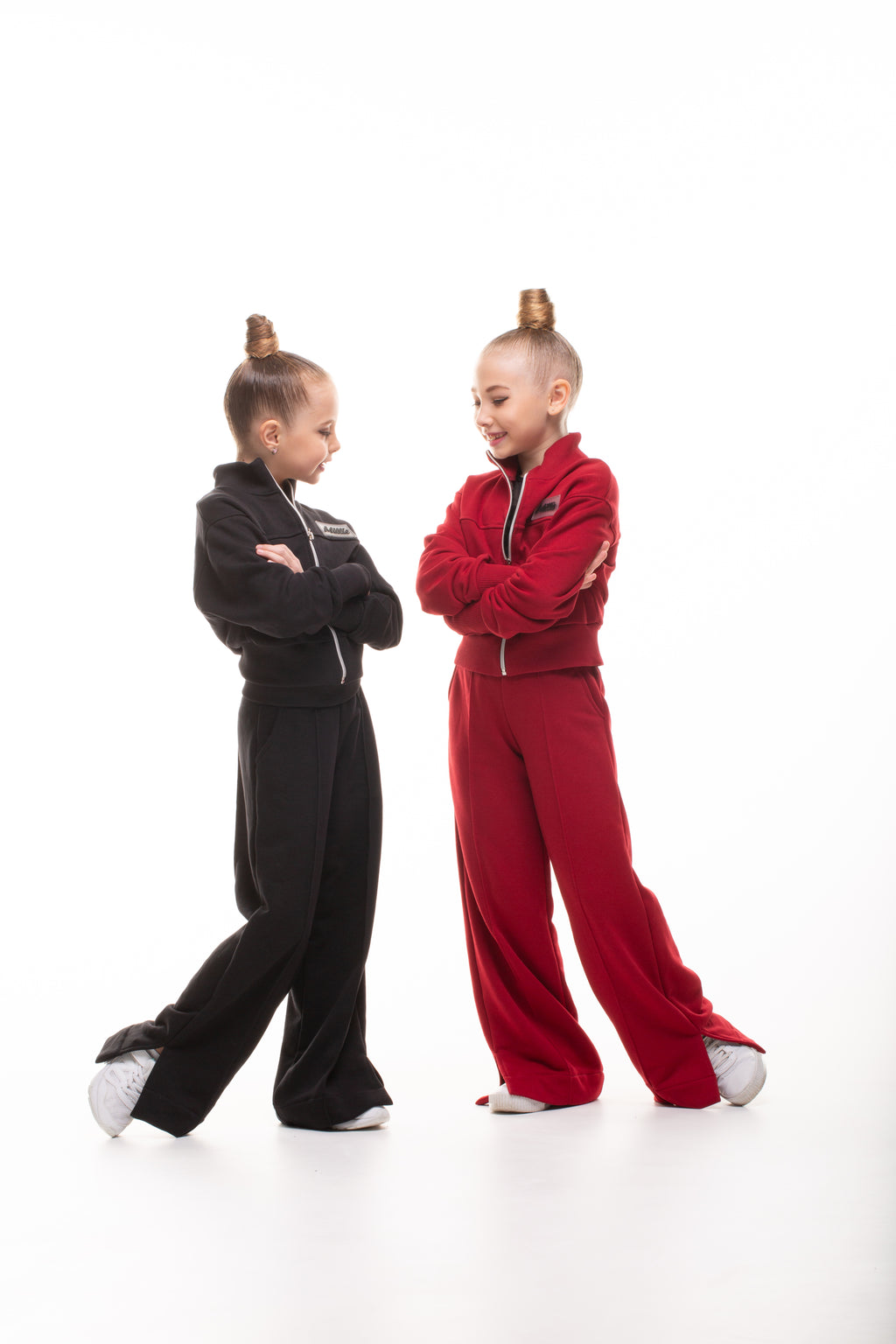 Girl's Sportswear Set (Burgundy)